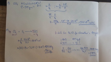 2) Molekuly, 3) HCl