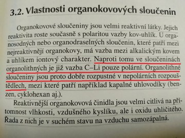 Rozpustnost organokovů