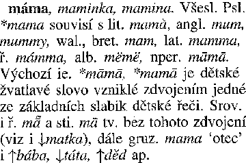 Etymologie slova