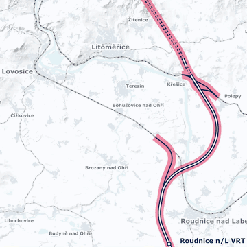 VRT Roudnice-Litoměřice-Ústí nad Labem