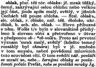 Původ slova podle Machka