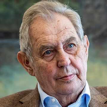 Zeman při rozhovoru v srpnu 2026